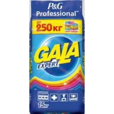 Пральний порошок Gala Expert Color Автомат для кольорового білизни (15 кілограм) Пральний порошок Gala Expert Color Автомат для кольорового білизни (15 кілограм)
