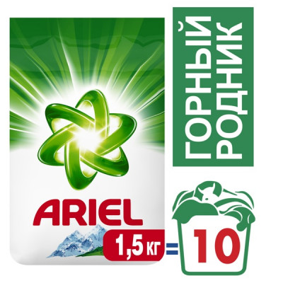 Пральний порошок Ariel Горный Родник Автомат (1,5 кг) Пральний порошок Ariel Горный Родник Автомат (1,5 кг)