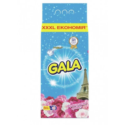 Пральний порошок Gala Французький аромат Автомат (8 кілограм) Пральний порошок Gala Французький аромат Автомат (8 кілограм)