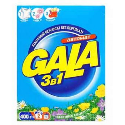 Стиральный порошок Gala 3в1 Весенняя свежесть Автомат 500 г Стиральный порошок Gala 3в1 Весенняя свежесть Автомат 500 г