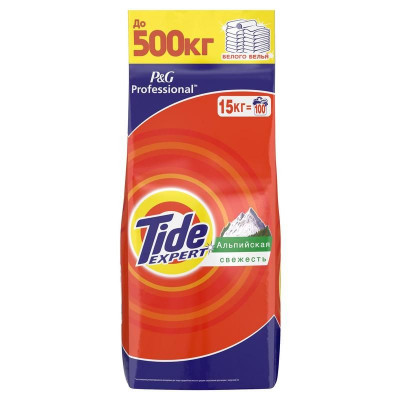 Стиральный порошок Tide Expert Альпийская cвежесть Автомат 15 килограмм Стиральный порошок Tide Expert Альпийская cвежесть Автомат 15 килограмм