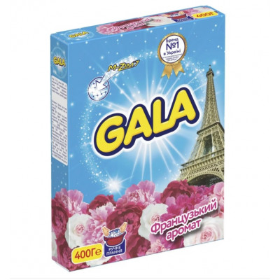 Стиральный порошок для ручной стирки GALA СМЗ Французский аромат 400 г Стиральный порошок для ручной стирки GALA СМЗ Французский аромат 400 г