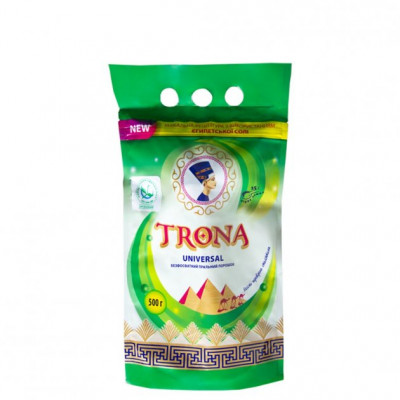 Порошок стиральный бесфосфатный TRONA universal 0,5 кг Порошок стиральный бесфосфатный TRONA universal 0,5 кг