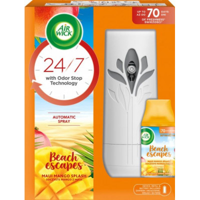 Автоматический аэрозольный освежитель воздуха Air Wick Freshmatic complete MANGO 250 мл Автоматический аэрозольный освежитель воздуха Air Wick Freshmatic complete MANGO 250 мл