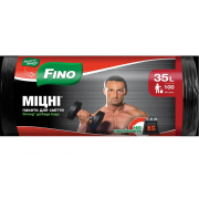 Пакеты для мусора Fino 35 л. крепкие 100 штук