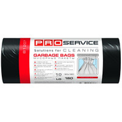 Пакеты для мусора PRO service ХД черные 160 л 10 шт (90х110 сантиметров) Пакеты для мусора PRO service ХД черные 160 л 10 шт (90х110 сантиметров)