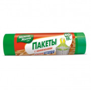 Пакети для сміття Мелочи Жизни з затяжкою 60 літрів 15 штук