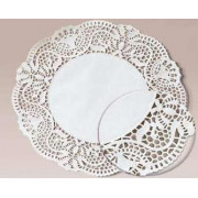Серветка d=30 см біла ажурна кругла "Classic" Siluett 250 штук