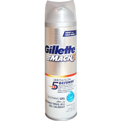 Гель для бритья Gillette Mach 3 Soothing (200 миллилитров) Гель для бритья Gillette Mach 3 Soothing (200 миллилитров)