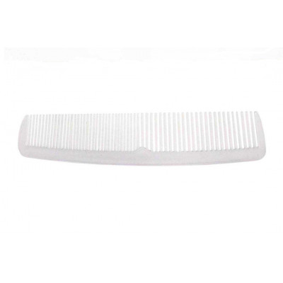 Гребінець білий пластиковий в індивідуальній упаковці Гребінець білий пластиковий в індивідуальній упаковці