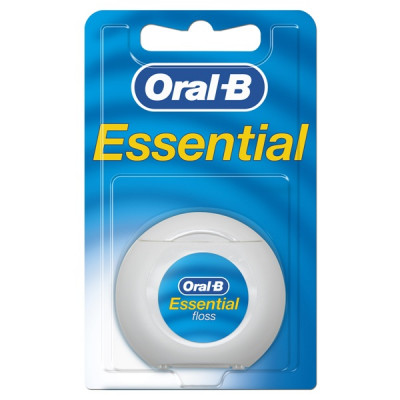 Зубная нить Oral-B Essential floss Waxed мятная (50 метров) Зубная нить Oral-B Essential floss Waxed мятная (50 метров)
