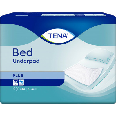 Пеленки Tena Bed Plus 60х40 см 40 штук Пеленки Tena Bed Plus 60х40 см 40 штук