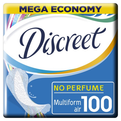 Ежедневные гигиенические прокладки Discreet Air (100 штук) Ежедневные гигиенические прокладки Discreet Air (100 штук)