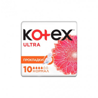 Прокладки Kotex Ultra Dry Normal 10 штук Прокладки Kotex Ultra Dry Normal 10 штук