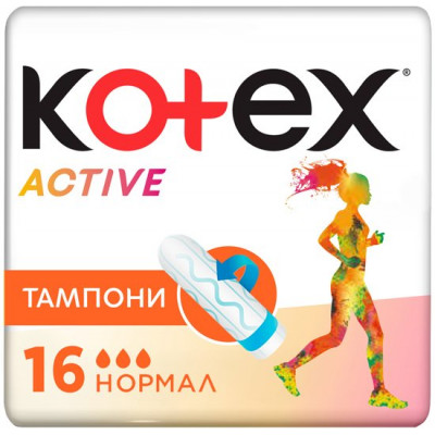 Тампони Kotex Active Normal 16 Тампони Kotex Active Normal 16
