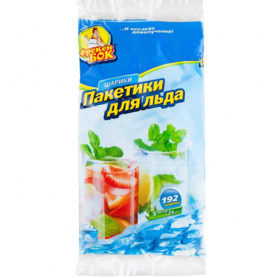 Пакетики для льоду 192 штук Пакетики для льоду 192 штук