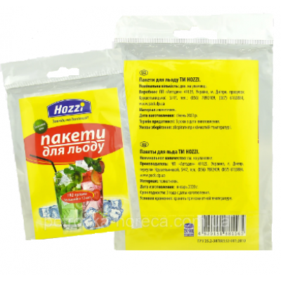 Пакети для льоду 16 листів по 12 штук Пакети для льоду 16 листів по 12 штук