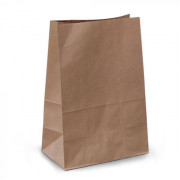 Пакет паперовий 230x130x350 бурий без друку