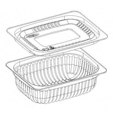 Упаковка IT-803Р PS 83х108х28 мм 150 мл Упаковка IT-803Р PS 83х108х28 мм 150 мл