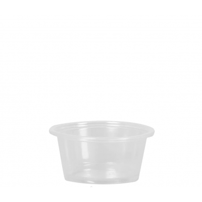 Соусник 66/48 100 мл прозрачный PP PL упаковка100 штук Крышка отдельно Соусник 66/48 100 мл прозрачный PP PL упаковка100 штук Крышка отдельно