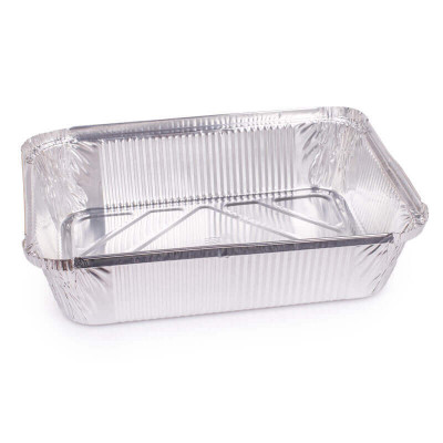 Контейнер из пищевой алюминиевой фольги SP88L STANDART 253х187х54мм 2000мл Контейнер из пищевой алюминиевой фольги SP88L STANDART 253х187х54мм 2000мл