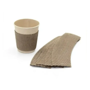 Термопояс кричневый гофрированный с замком для стаканов 175/...