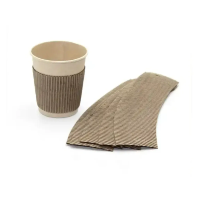 Термопояс кричневый гофрированный с замком для стаканов 175/250/340 миллилитров 100 штук Термопояс кричневый гофрированный с замком для стаканов 175/250/340 миллилитров 100 штук