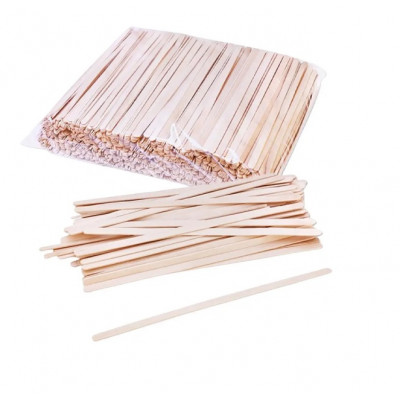 Мішалка дерев'яна до кави 14х5х1,3 см 800 штук в поліетиленовій упаковці Мішалка дерев'яна до кави 14х5х1,3 см 800 штук в поліетиленовій упаковці