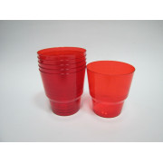 Набор стаканов ПС 200 миллилитров в ассортименте 6 штук