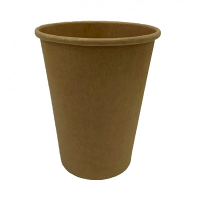 Стакан бумажный однослойный EcoCraft 250 мл плотность 250г/м2 50 штук Стакан бумажный однослойный EcoCraft 250 мл плотность 250г/м2 50 штук