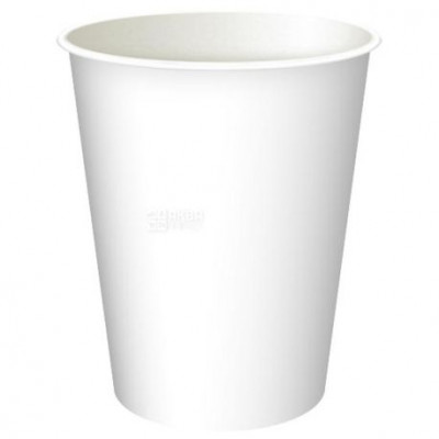 Стакан паперовий 250 мл білий Стакан паперовий 250 мл білий