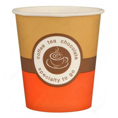 Стаканы бумажные SP7 175 мл Coffee-to-go 100 штук Стаканы бумажные SP7 175 мл Coffee-to-go 100 штук