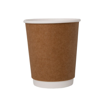Стакан паперовий двошаровий Craft 250 мл 20 штук Т Стакан паперовий двошаровий Craft 250 мл 20 штук Т
