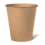 Стакан паперовий Ripple Wave 110 мл крафтовий 2-х шаровийі 30 штук
