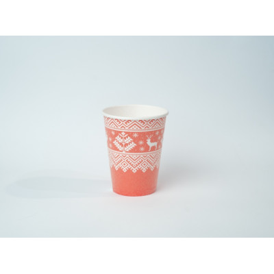 Стакан паперовий soft feel 450 мл red 25 штук Стакан паперовий soft feel 450 мл red 25 штук