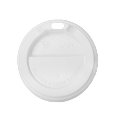 Крышка белая для стакана объемом 250 мл диаметр 74 мм 50 штук Крышка белая для стакана объемом 250 мл диаметр 74 мм 50 штук