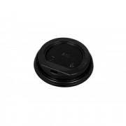 Кришка для паперового стакану D75 чорна 50 штук