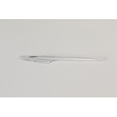 Ніж 18 см прозорий Bittner (44553) 100 штук Ніж 18 см прозорий Bittner (44553) 100 штук