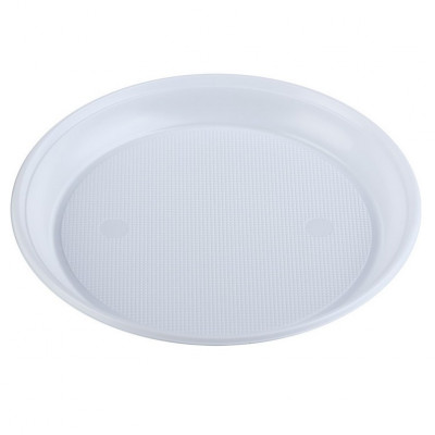 Тарелка белая d=16,5 см 100 штук Тарелка белая d=16,5 см 100 штук