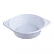 Миска 350 мл PS белая St 50 штук