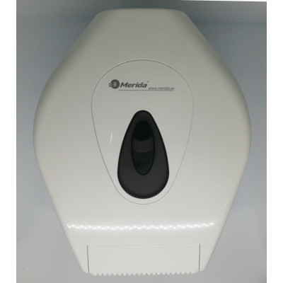 Тримач для туалетного паперу в рулонах джамбо Mini Merida Top (сіра крапля) пластик б/у 2 сорт Тримач для туалетного паперу в рулонах джамбо Mini Merida Top (сіра крапля) пластик б/у 2 сорт