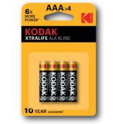 Батарейка Kodak XtraLife LR03 1x4 штуки блістер