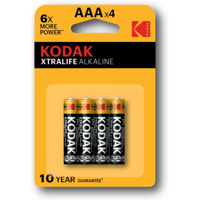 Батарейка Kodak XtraLife LR03 1x4 штуки блистер Батарейка Kodak XtraLife LR03 1x4 штуки блистер