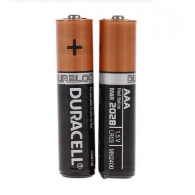 Батарейки мизинчиковые Duracell ААА LR03 1.5V MN2400 1X2 штуки блистер Батарейки мизинчиковые Duracell ААА LR03 1.5V MN2400 1X2 штуки блистер