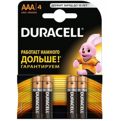 Батарейка DURACELL LR03 MN2400 1Х4 штуки Батарейка DURACELL LR03 MN2400 1Х4 штуки