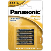Батарейка Panasonic Alkaline Power щелочная ААА блистер 4 штуки