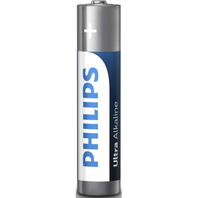 Батарейка Philips Ultra Alkaline щелочная AAA блістер 2 штуки Батарейка Philips Ultra Alkaline щелочная AAA блістер 2 штуки