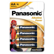 Батарейка Panasonic LR06 AA Alkaline Power 1X4 штук блистер
