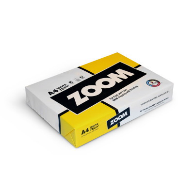 Бумага А4 ZOOM NEW 75г/м2 99 мкм 500 листов Бумага А4 ZOOM NEW 75г/м2 99 мкм 500 листов