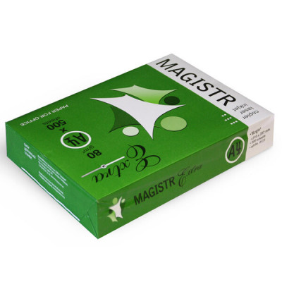 Папір А4 Magistr Extra 80г/м2 105 мкм 500 аркушів Папір А4 Magistr Extra 80г/м2 105 мкм 500 аркушів